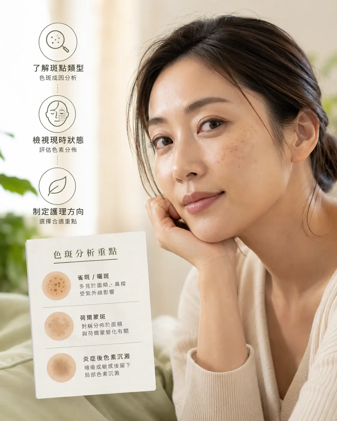 皮肤照片分析与护肤方向建议